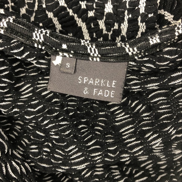 Sparkle & Fade Scoop Neck A-Line Dress S - Picture 6 of 6